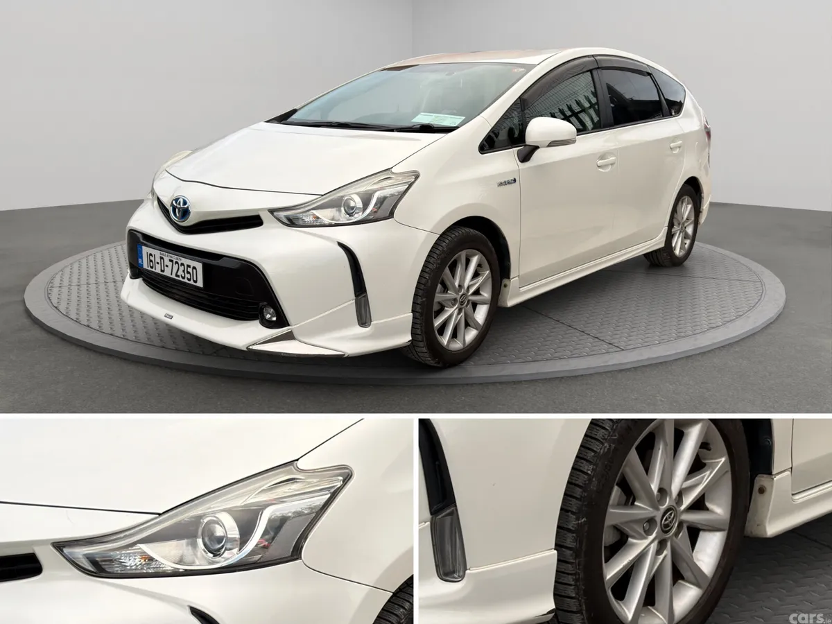 Toyota Prius MPV, Petrol Hybrid, 2016, White