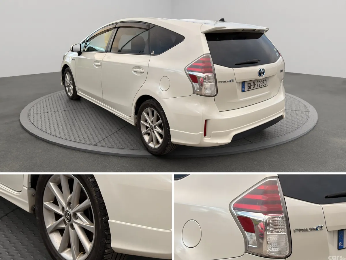 Toyota Prius MPV, Petrol Hybrid, 2016, White