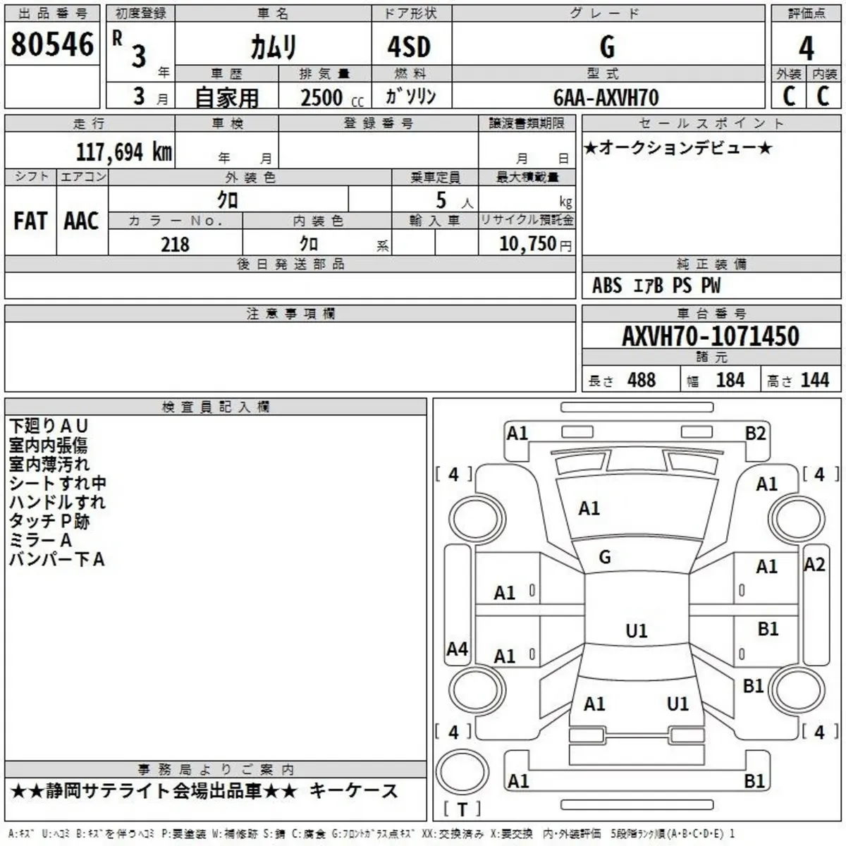 Toyota Camry Saloon, Petrol Hybrid, 2021, Black