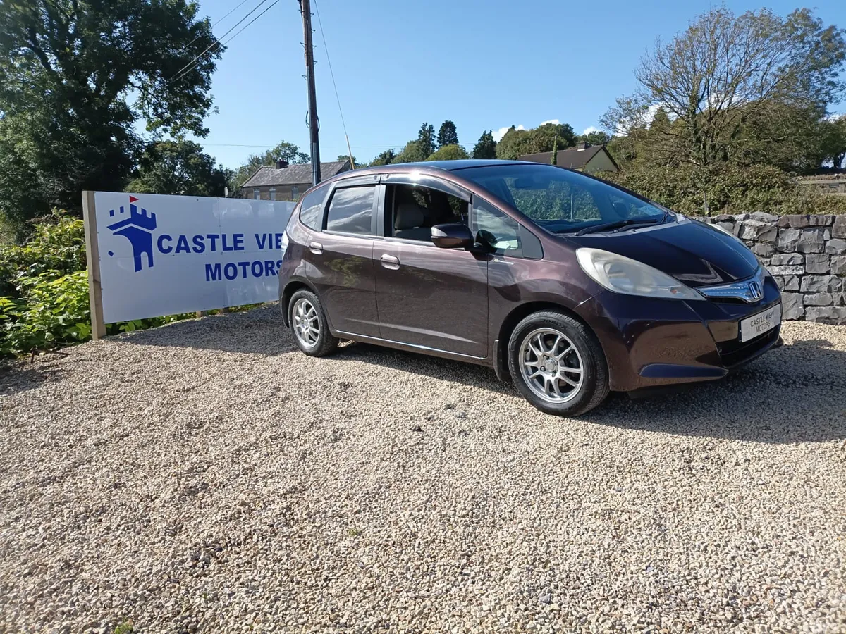 Honda Fit Hatchback, Petrol Hybrid, 2012, Red