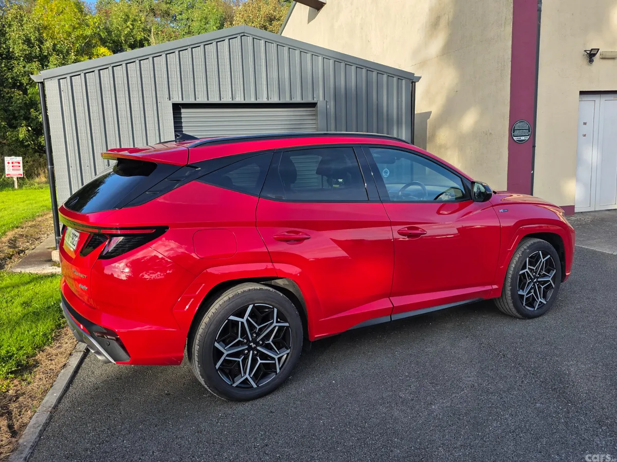 Hyundai Tucson SUV, Petrol Plug-in Hybrid, 2023, Red