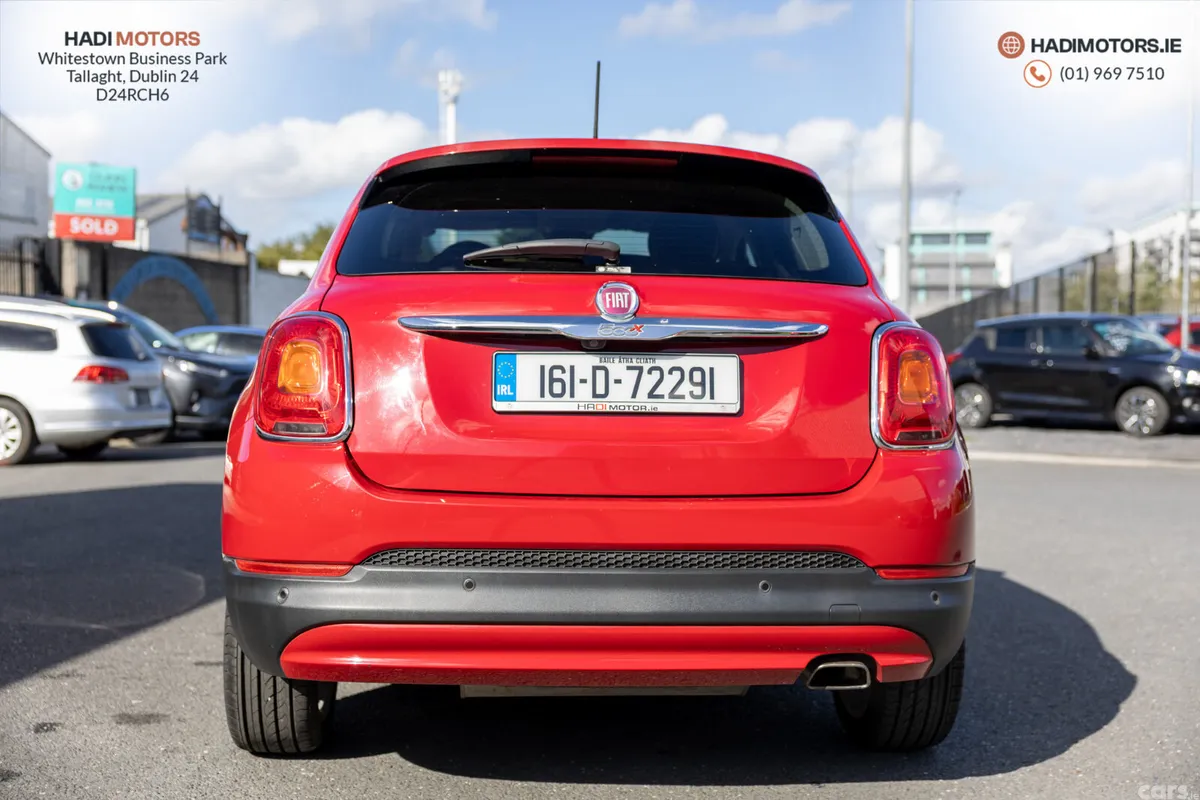 Fiat 500X Hatchback, Petrol, 2016, Red