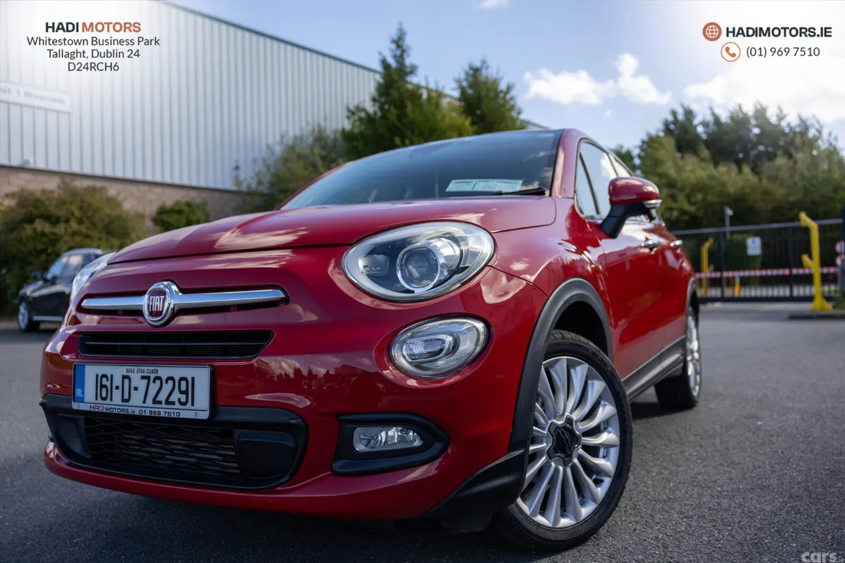 Fiat 500X Hatchback, Petrol, 2016, Red