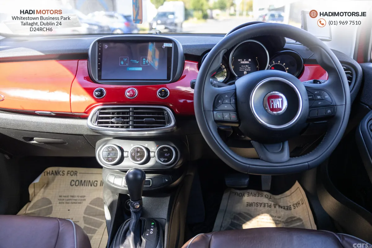 Fiat 500X Hatchback, Petrol, 2016, Red