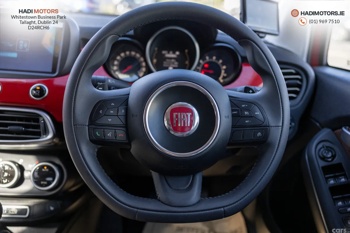 Fiat 500X Hatchback, Petrol, 2016, Red