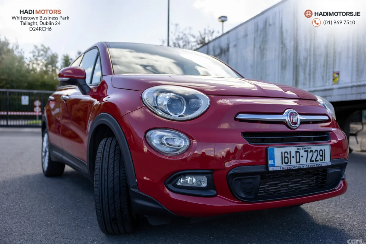 Fiat 500X Hatchback, Petrol, 2016, Red