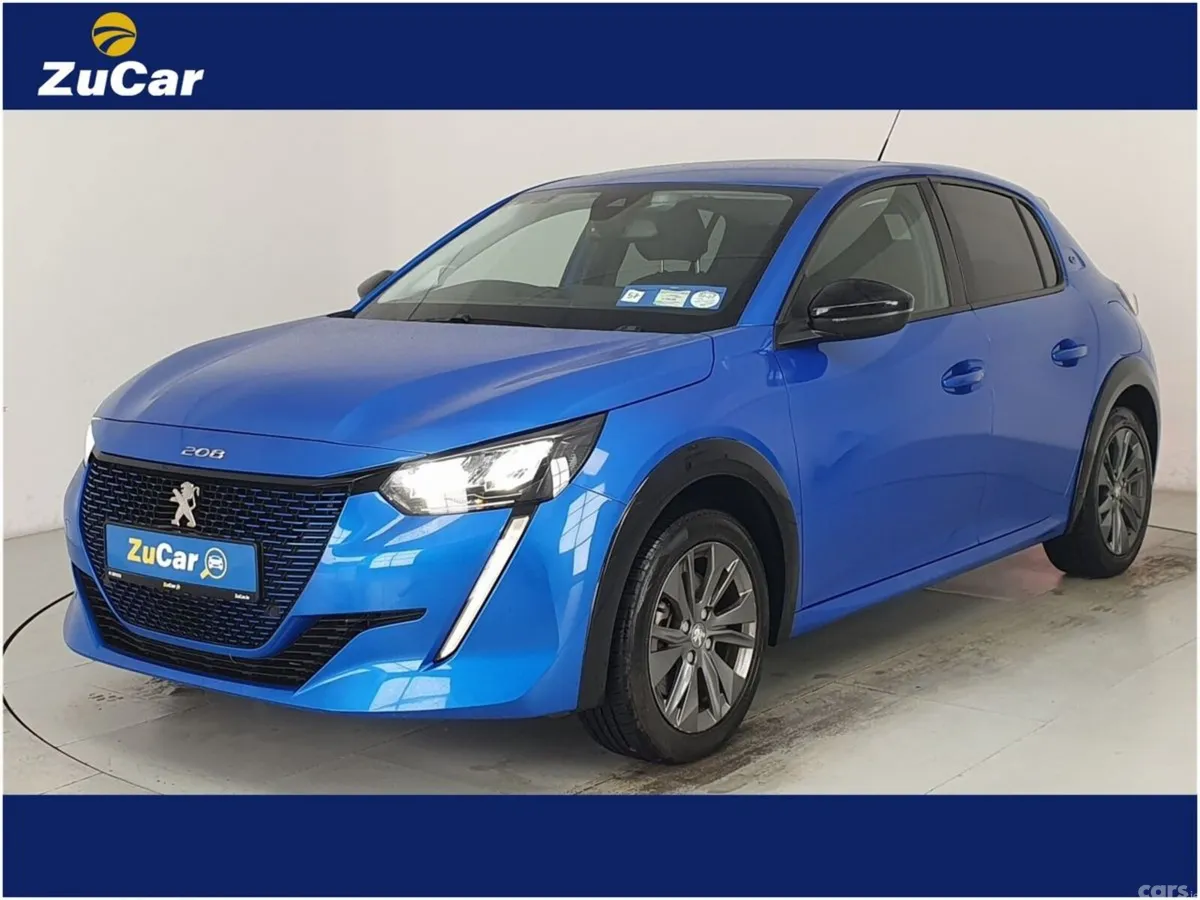 Peugeot 208 Hatchback, Electric, 2022, Blue