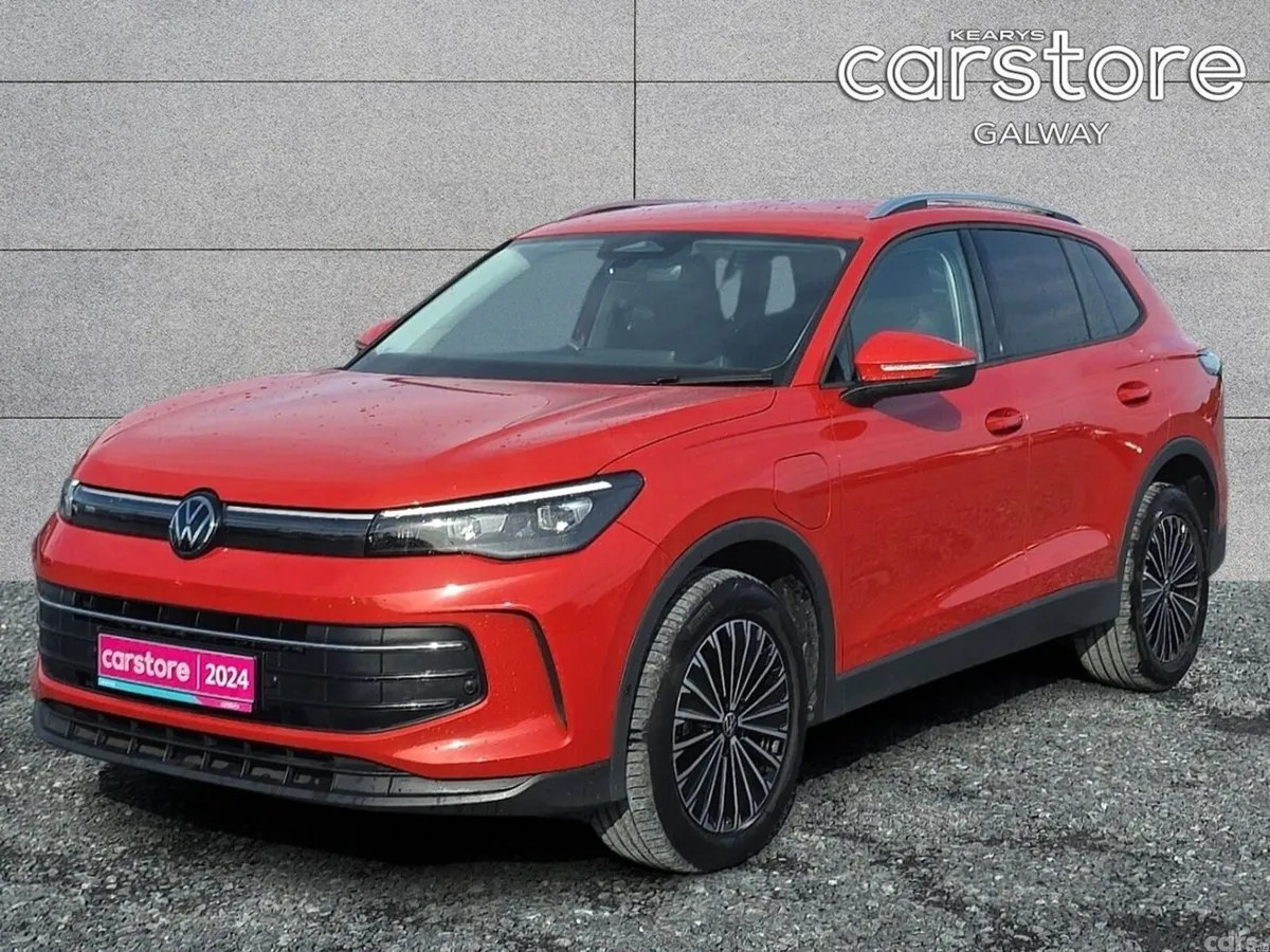 Volkswagen Tiguan SUV, Petrol Hybrid, 2024, Red