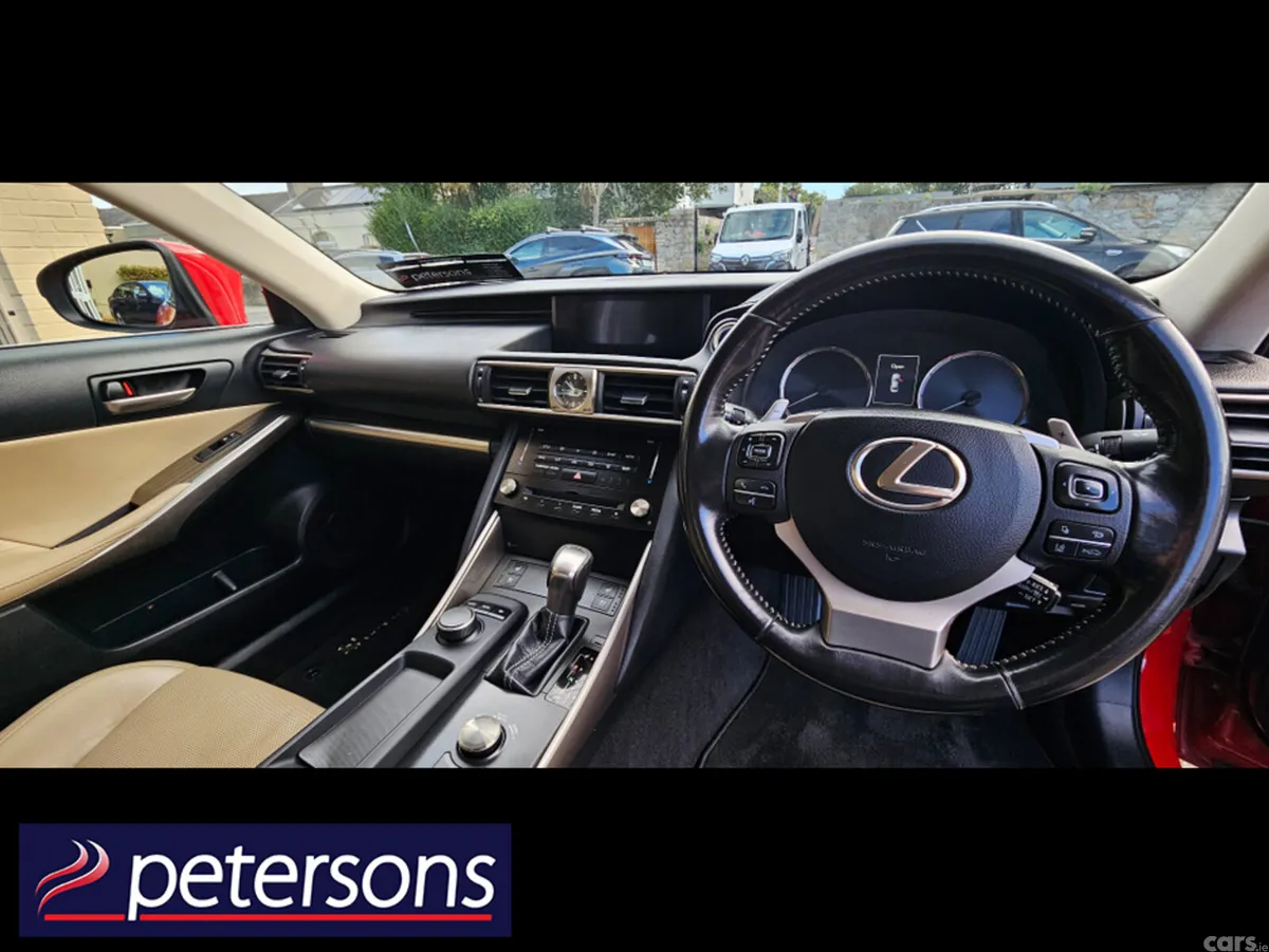 Lexus IS Saloon, Petrol Hybrid, 2017, Red