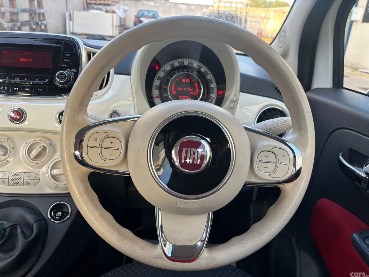 Fiat 500 Hatchback, Petrol, 2016, White