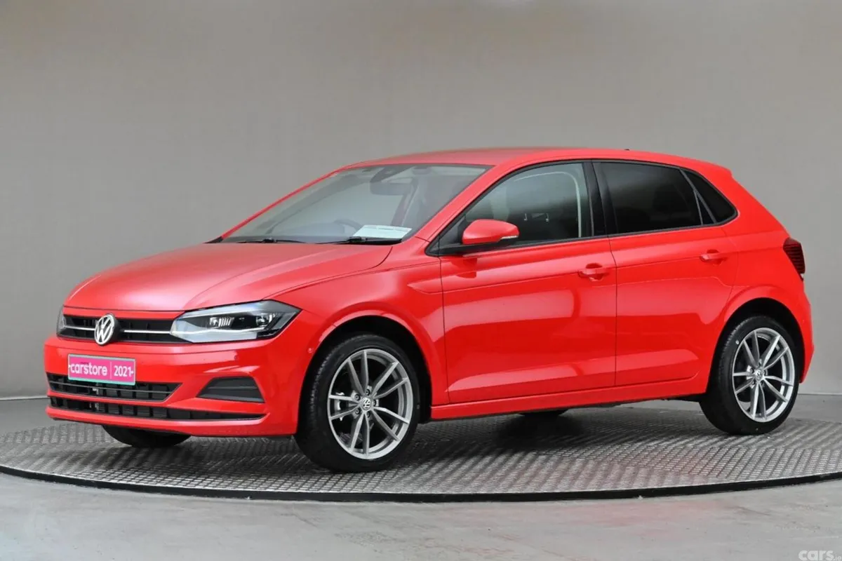 Volkswagen Polo Hatchback, Petrol, 2021, Red