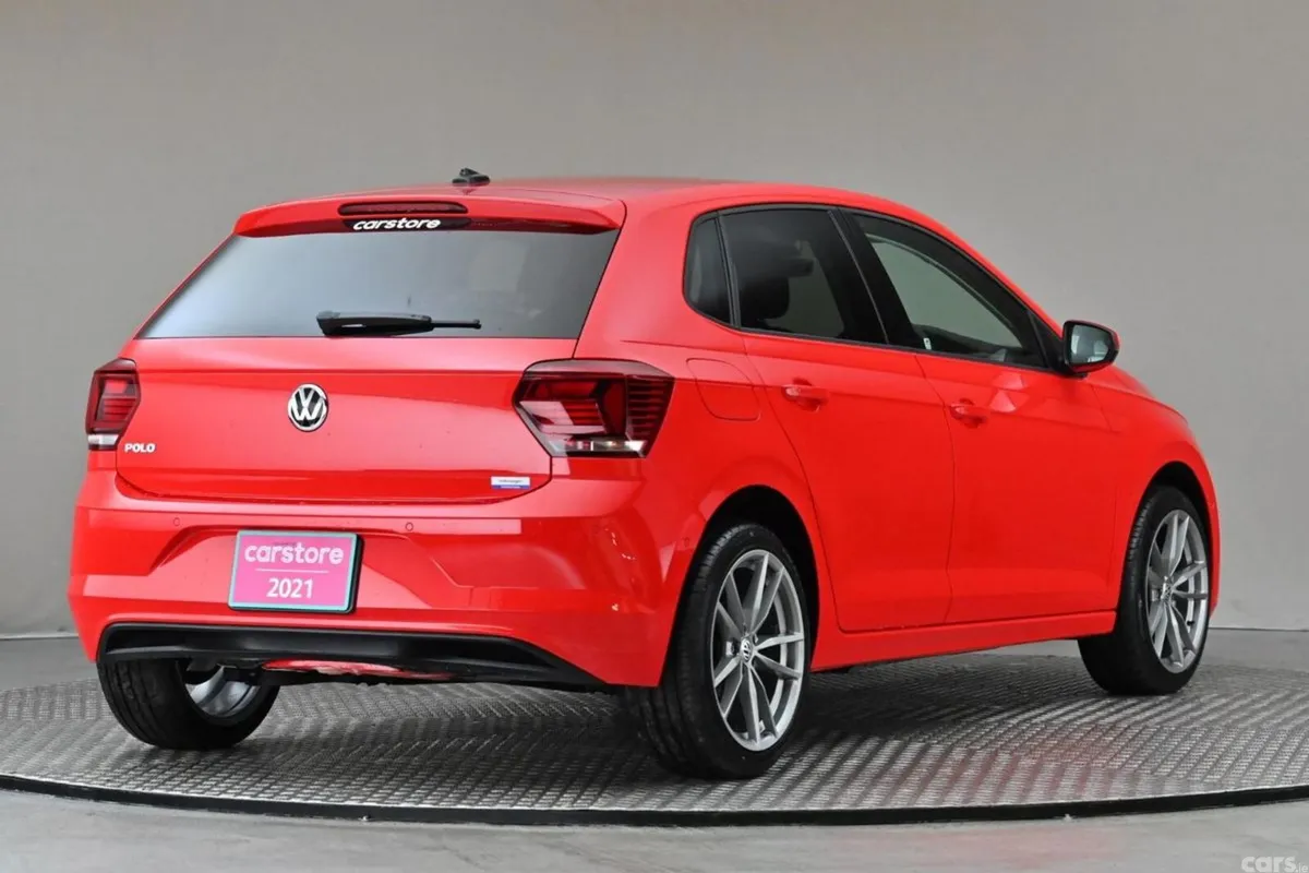 Volkswagen Polo Hatchback, Petrol, 2021, Red