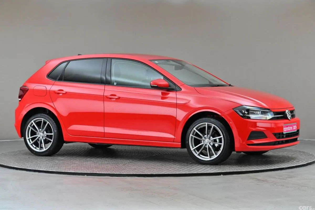 Volkswagen Polo Hatchback, Petrol, 2021, Red
