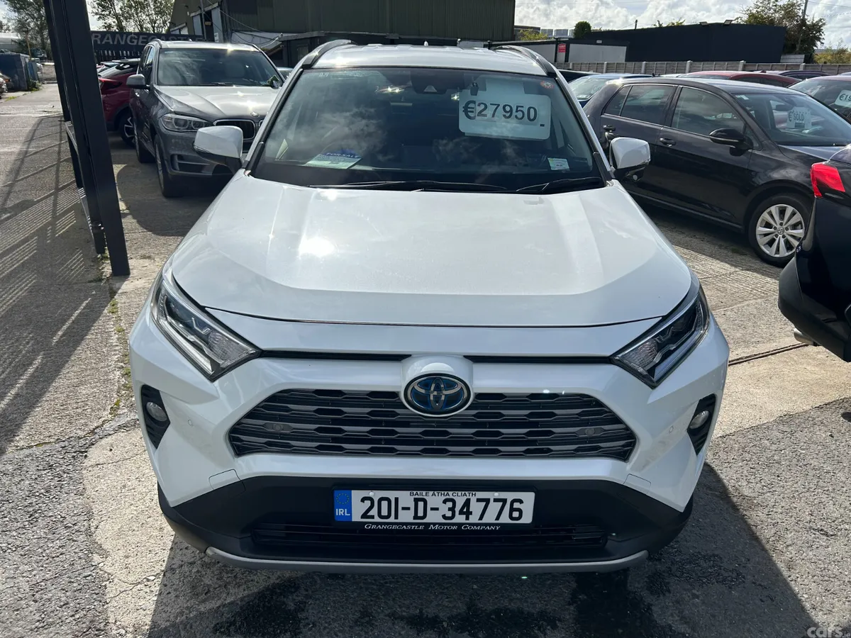 Toyota RAV4 SUV, Petrol Hybrid, 2020, White