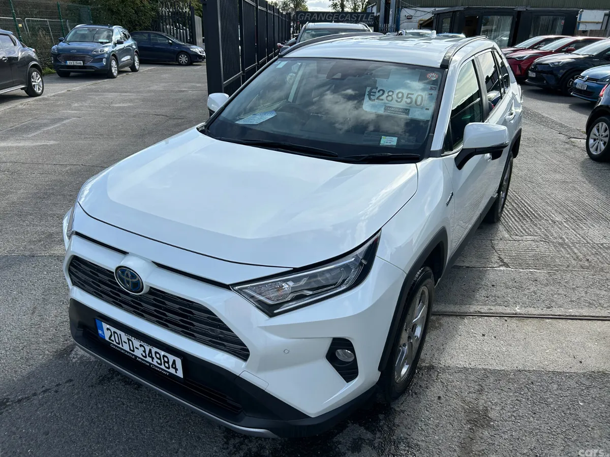 Toyota RAV4 SUV, Petrol Hybrid, 2020, White