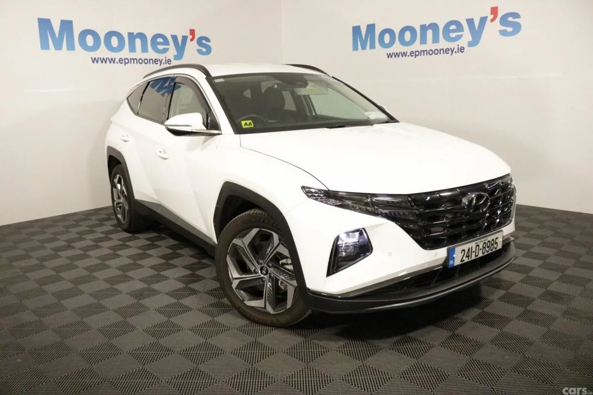Hyundai Tucson SUV, Petrol Hybrid, 2024, White