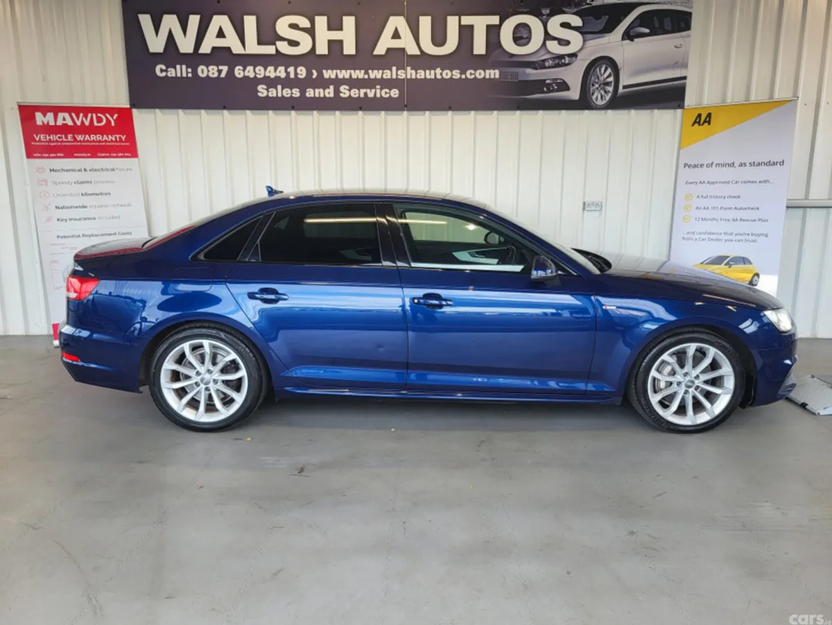 Audi A4 Saloon, Diesel, 2018, Blue