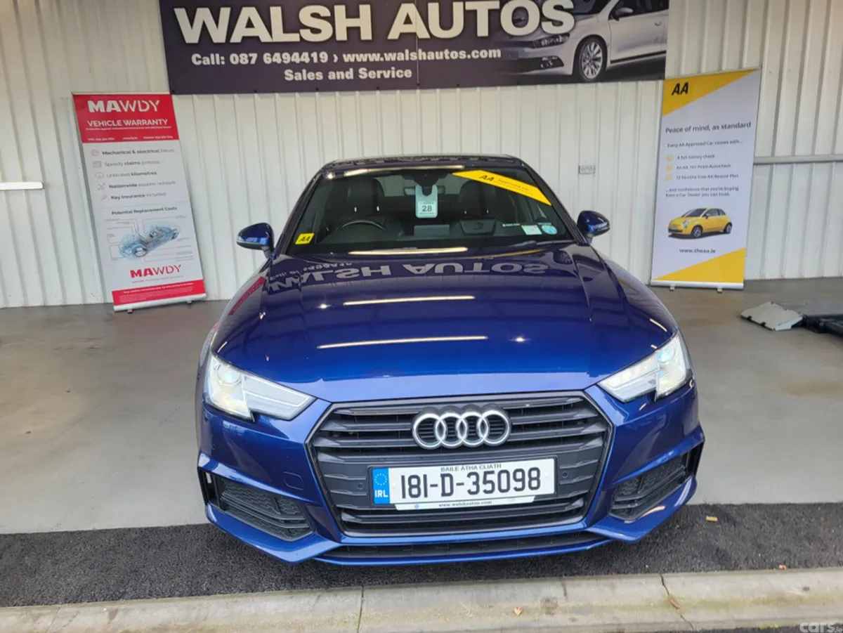 Audi A4 Saloon, Diesel, 2018, Blue