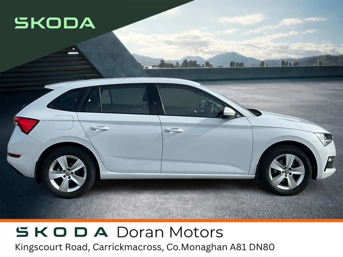 Skoda Scala Hatchback, Petrol, 2023, White