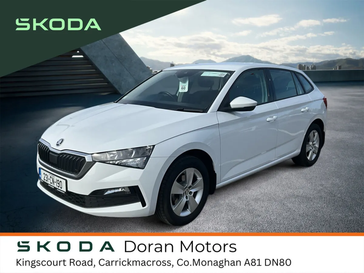 Skoda Scala Hatchback, Petrol, 2023, White