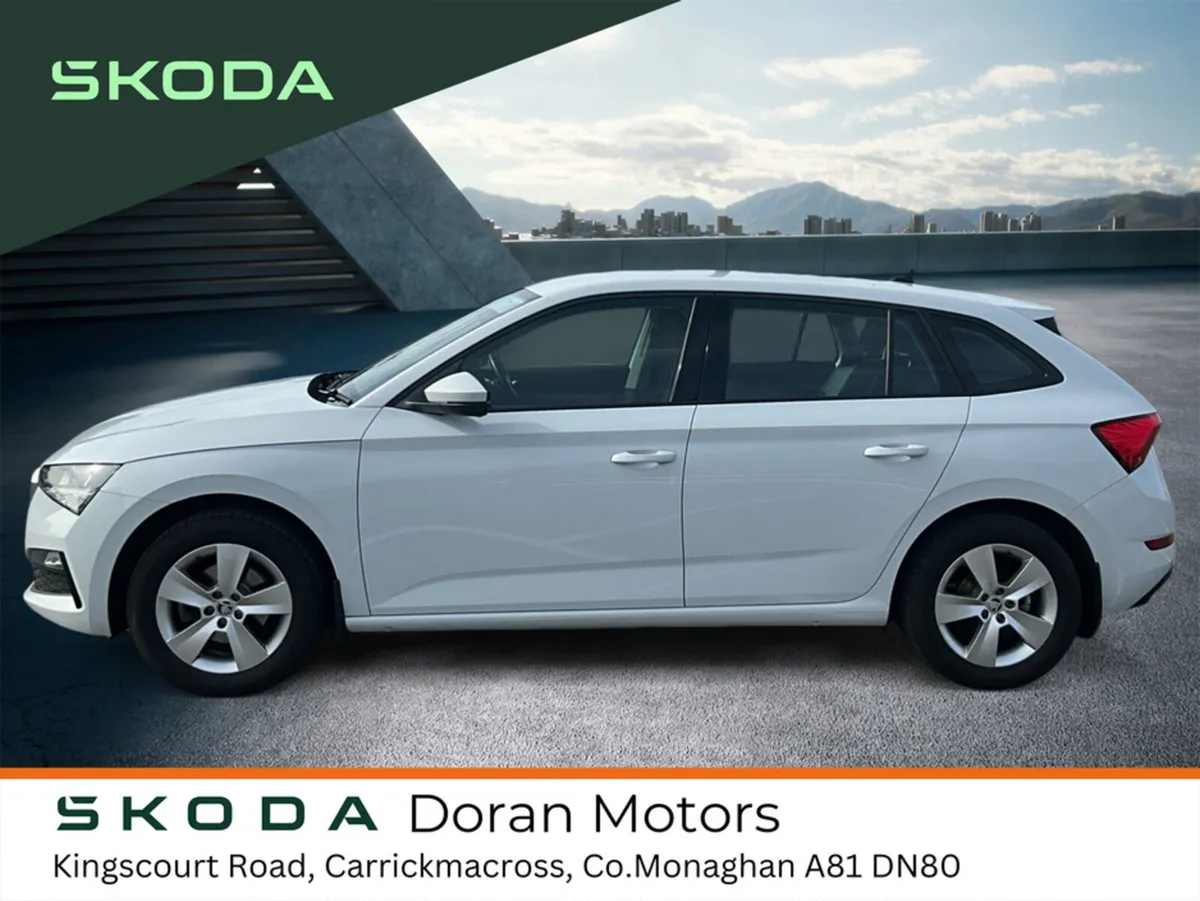Skoda Scala Hatchback, Petrol, 2023, White
