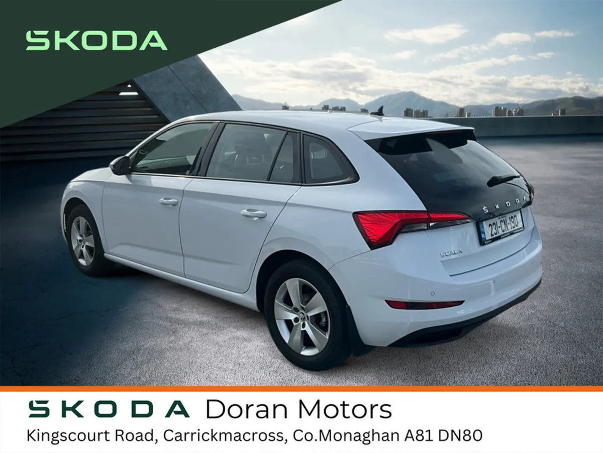 Skoda Scala Hatchback, Petrol, 2023, White
