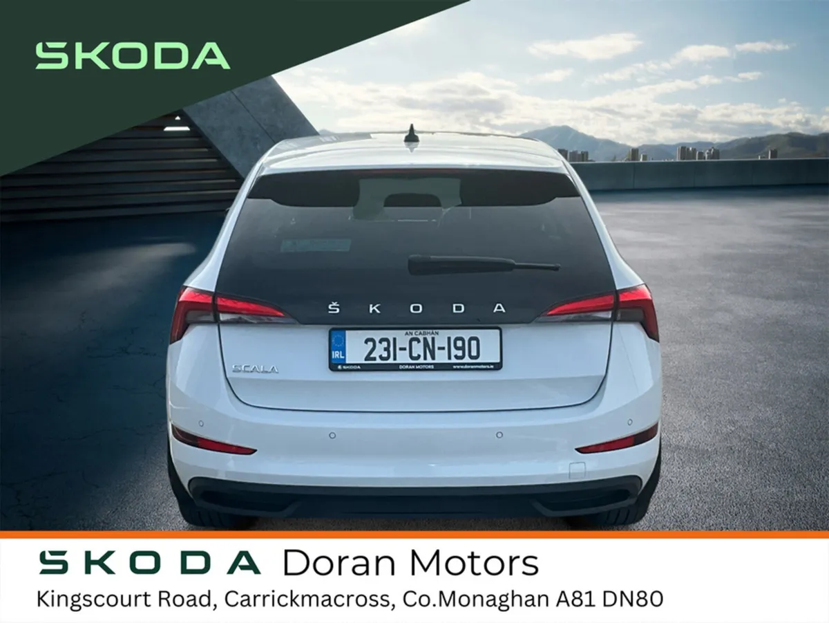 Skoda Scala Hatchback, Petrol, 2023, White