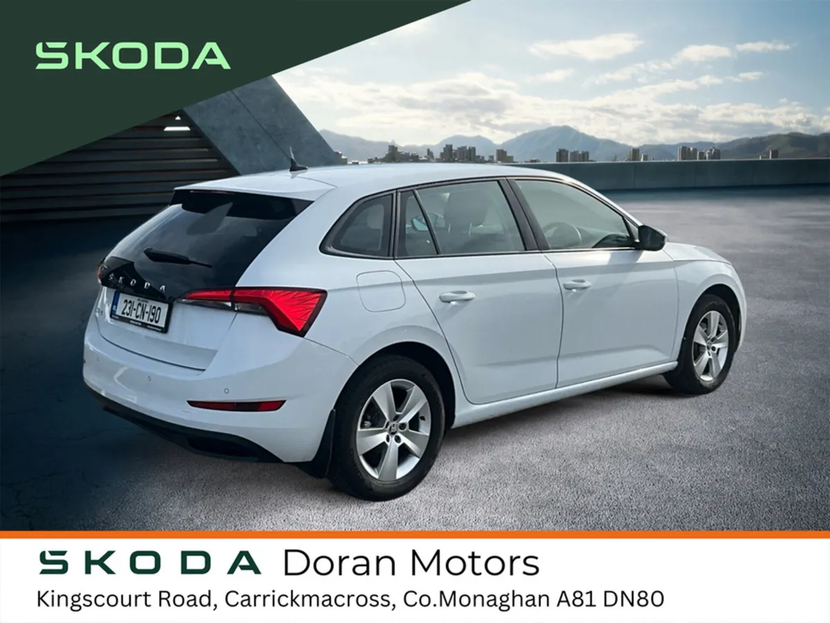 Skoda Scala Hatchback, Petrol, 2023, White