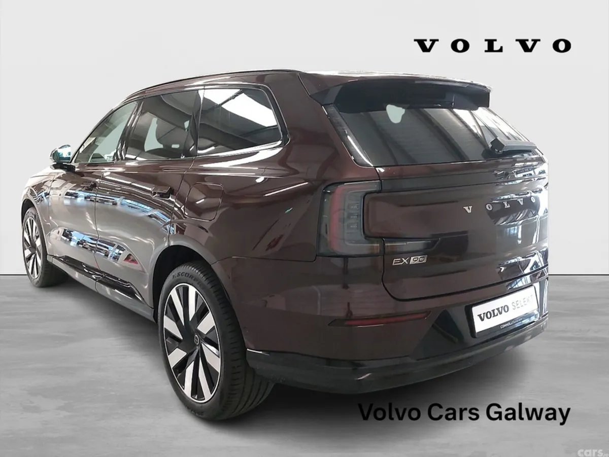 Volvo EX90 SUV, Electric, 2026, Red