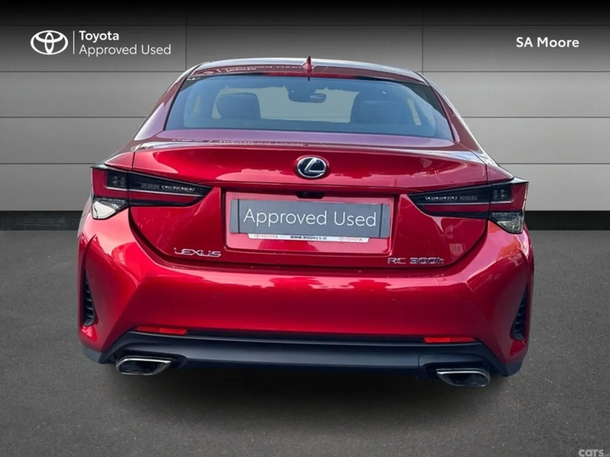 Lexus RC Coupe, Petrol Hybrid, 2019, Red