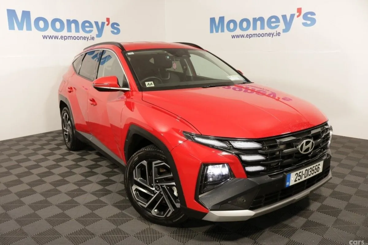 Hyundai Tucson SUV, Petrol Plug-in Hybrid, 2025, Red