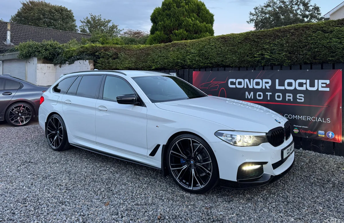 BMW 5-Series Estate, Diesel, 2019, White