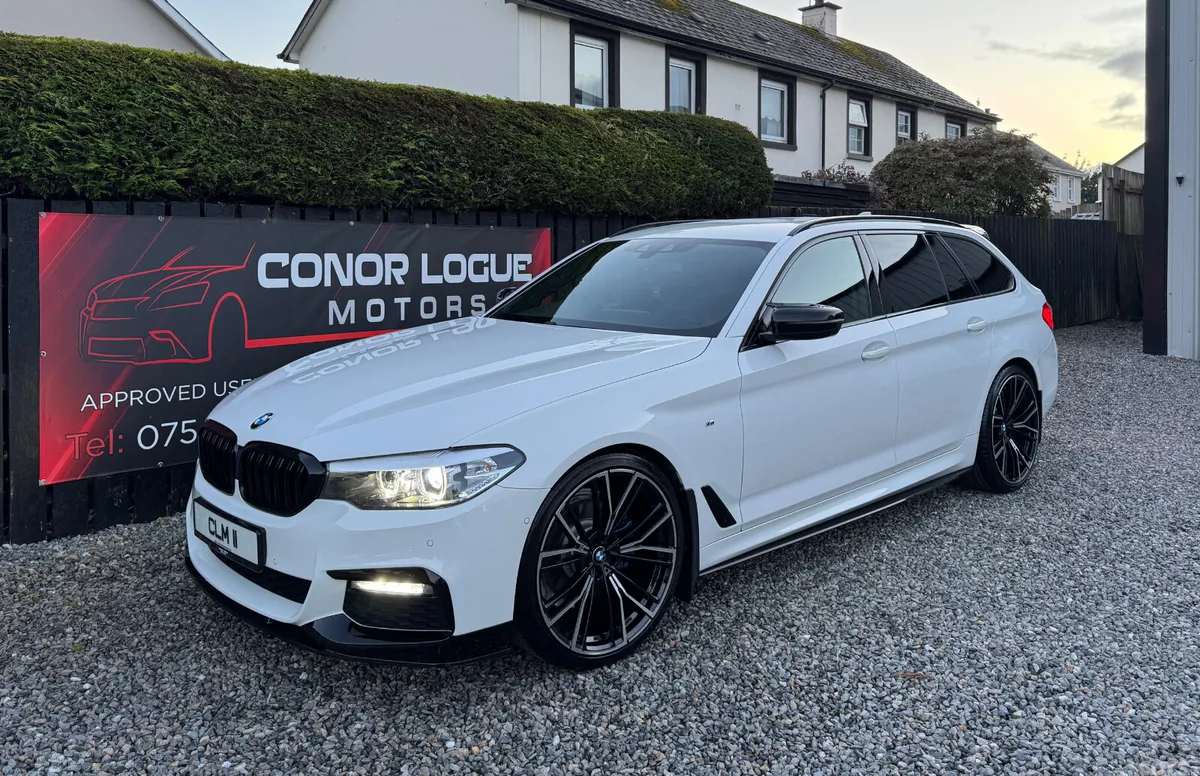 BMW 5-Series Estate, Diesel, 2019, White