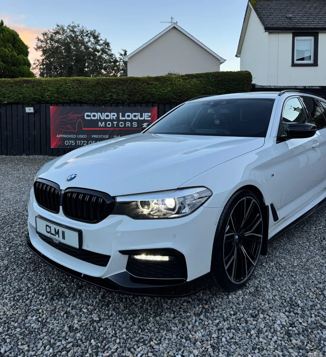 BMW 5-Series Estate, Diesel, 2019, White