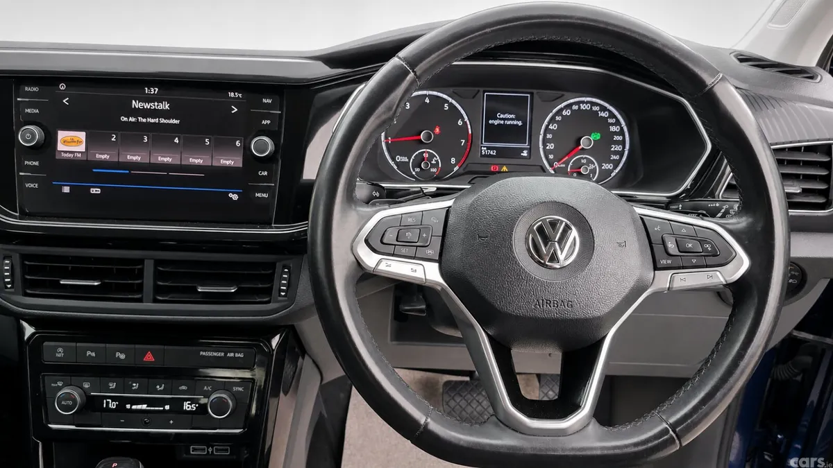 Volkswagen T-Cross Hatchback, Petrol, 2020, Blue