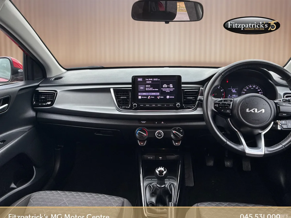 Kia Rio Hatchback, Petrol, 2021, Red