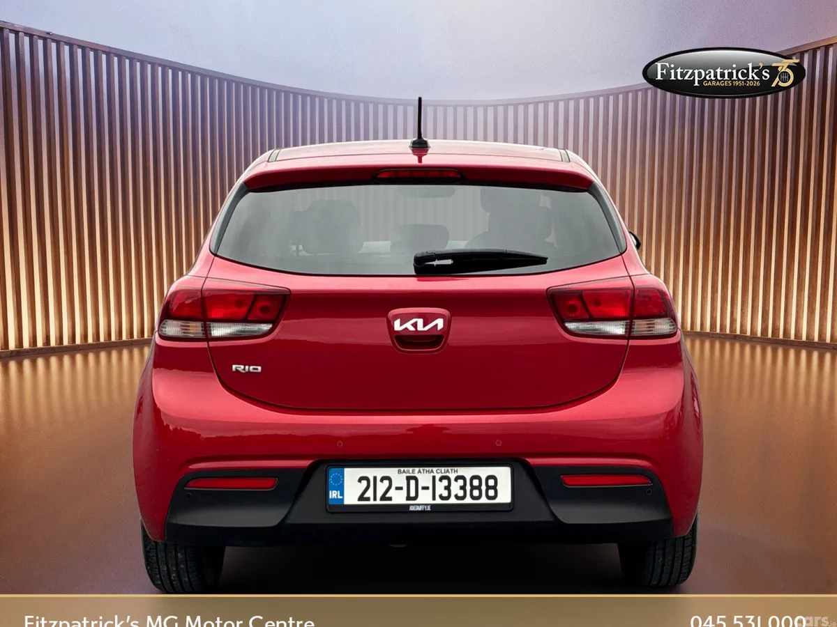 Kia Rio Hatchback, Petrol, 2021, Red