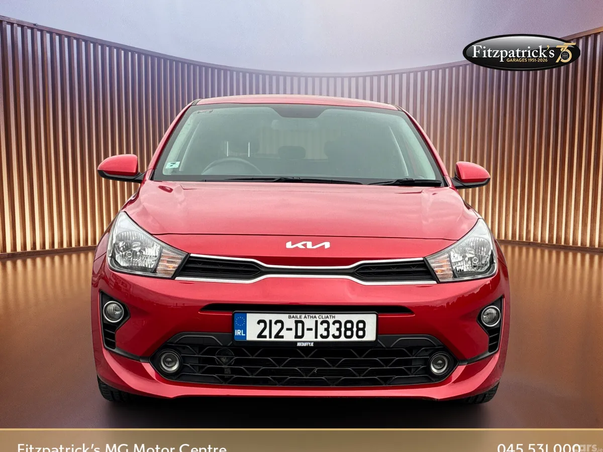 Kia Rio Hatchback, Petrol, 2021, Red