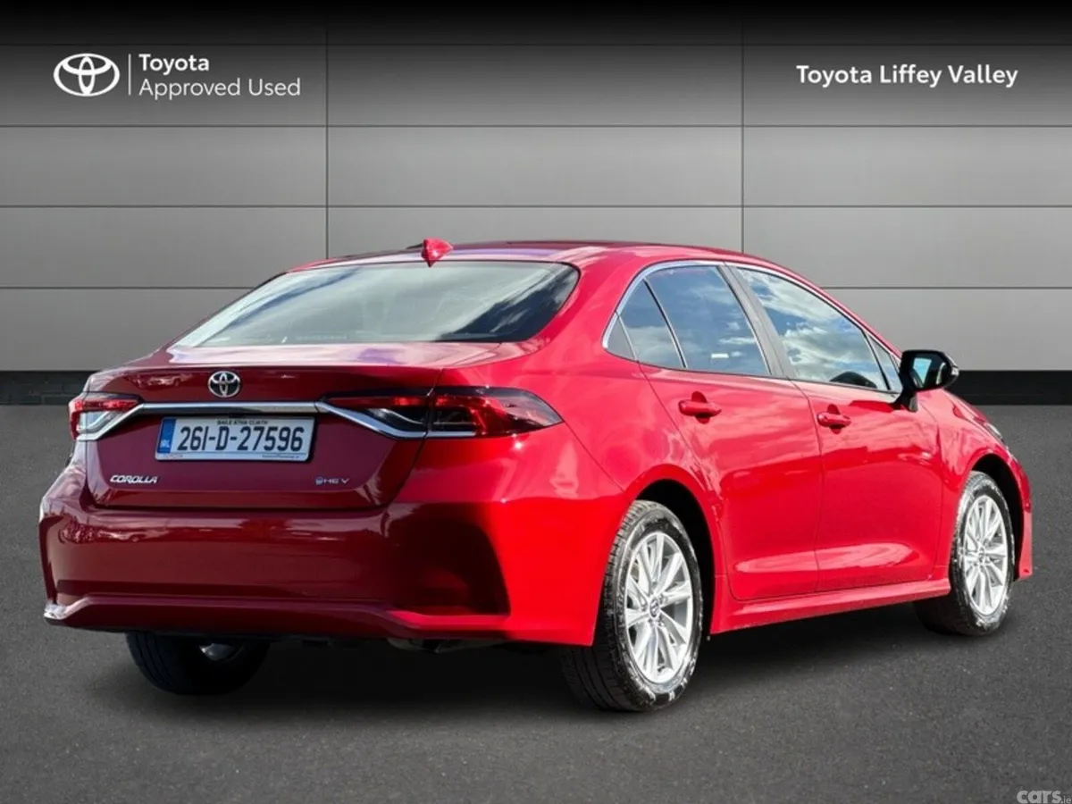 Toyota Corolla Saloon, Petrol Hybrid, 2026, Red