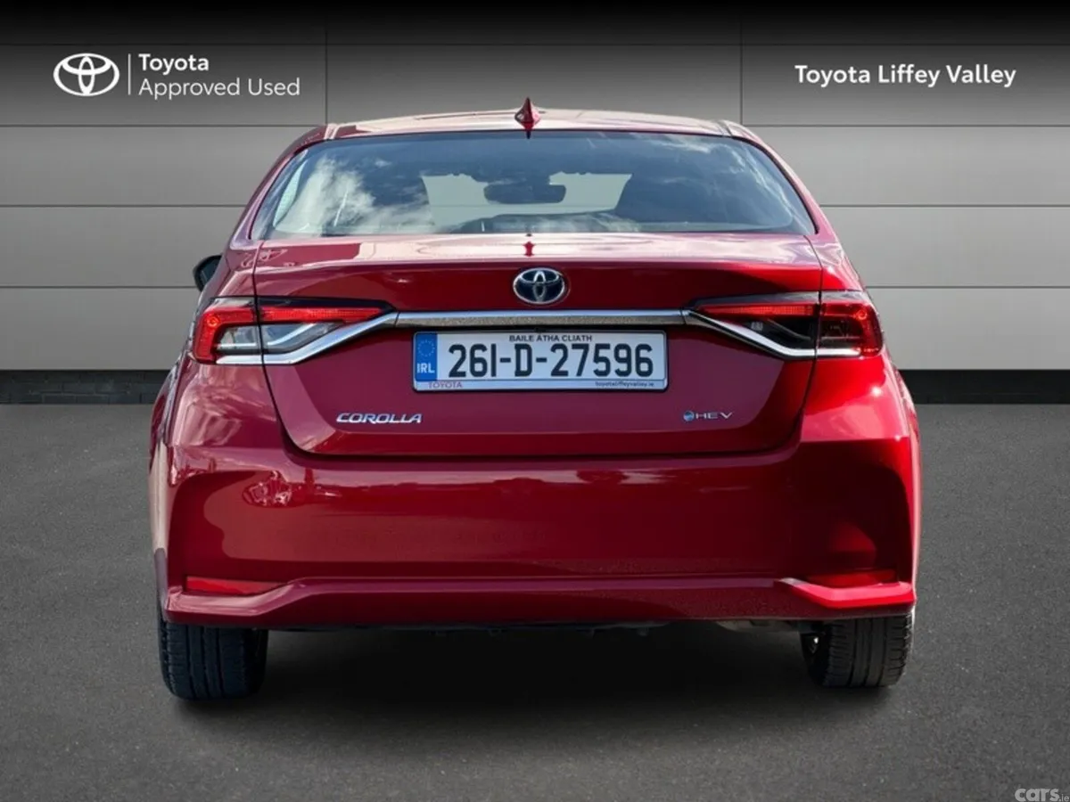 Toyota Corolla Saloon, Petrol Hybrid, 2026, Red