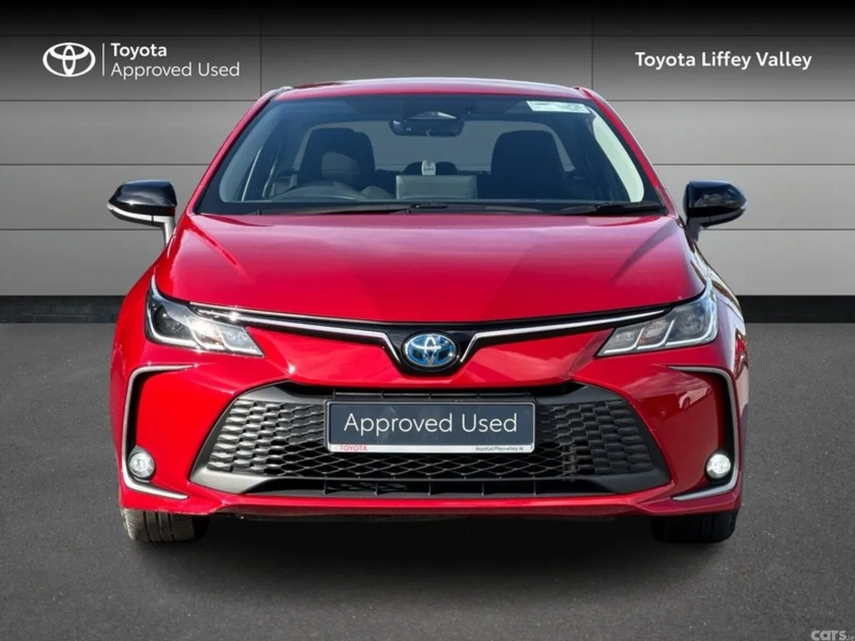 Toyota Corolla Saloon, Petrol Hybrid, 2026, Red