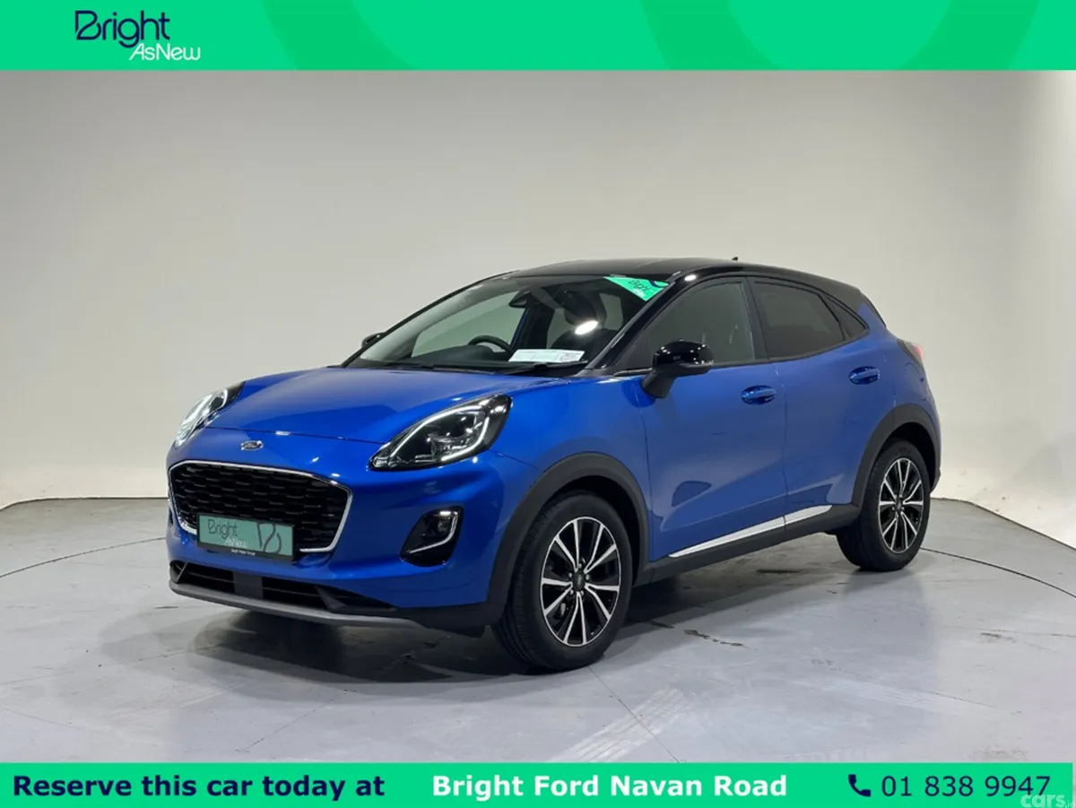 Ford Puma MPV, Petrol Hybrid, 2022, Blue