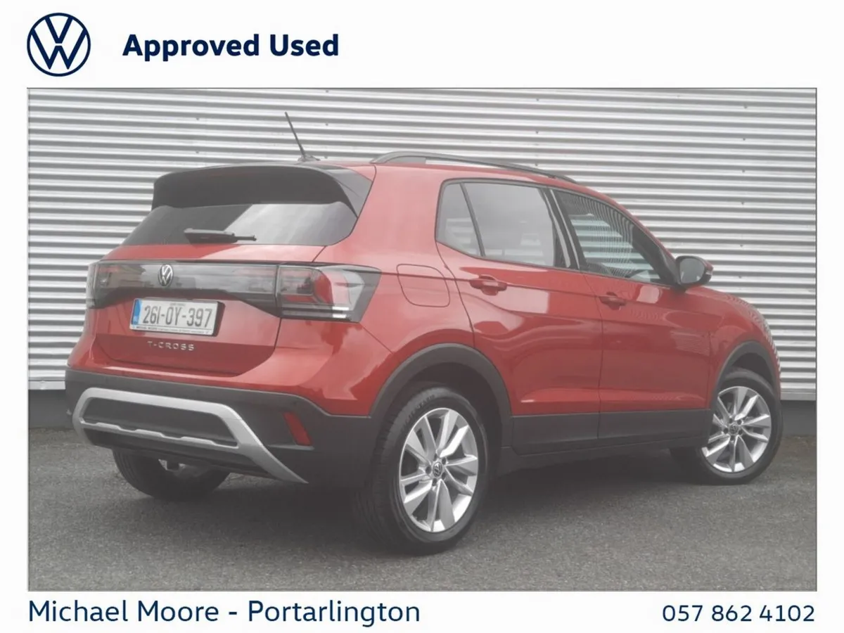 Volkswagen T-Cross Estate, Petrol, 2026, Red