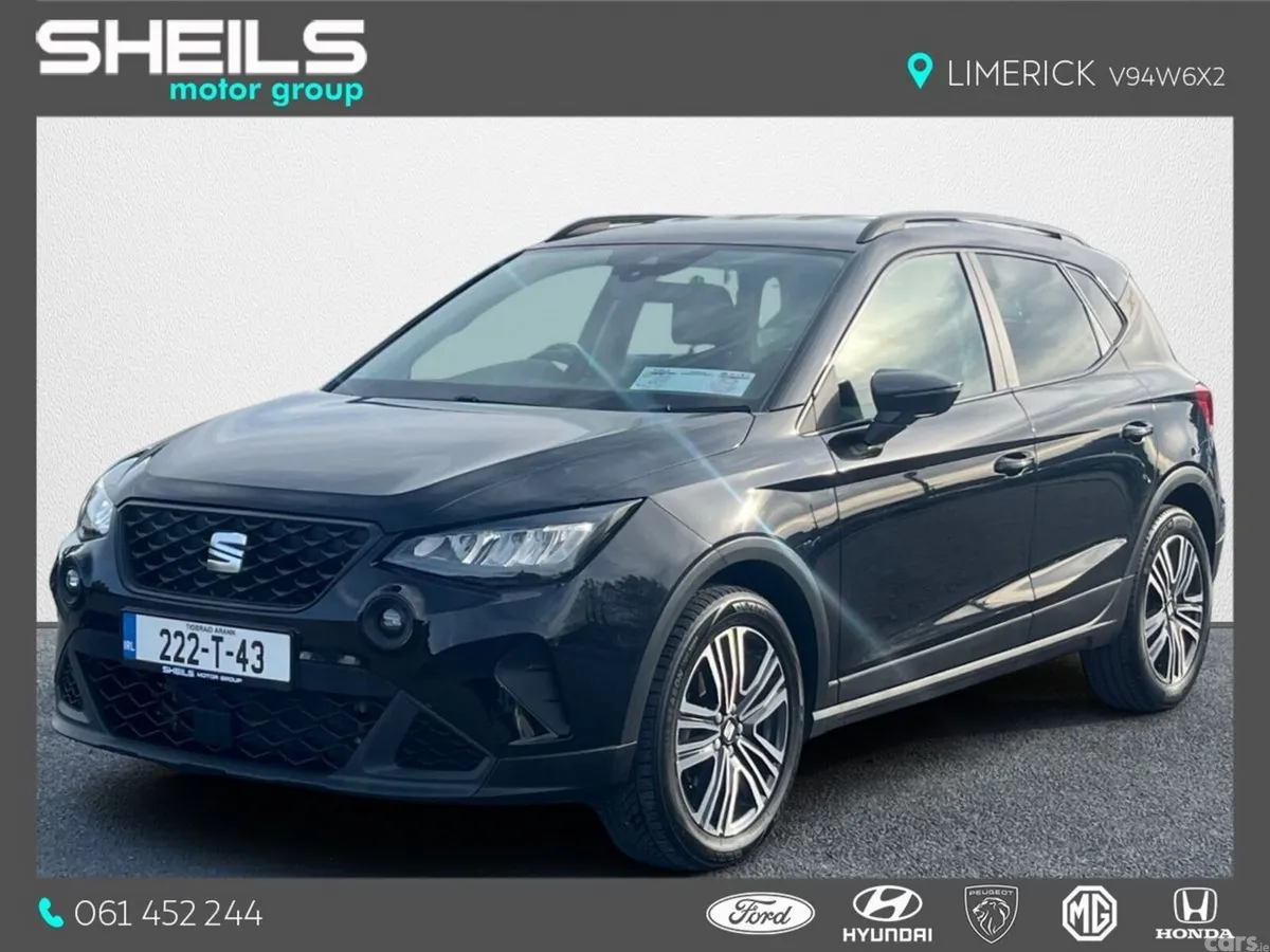 SEAT Arona SUV, Petrol, 2022, Black