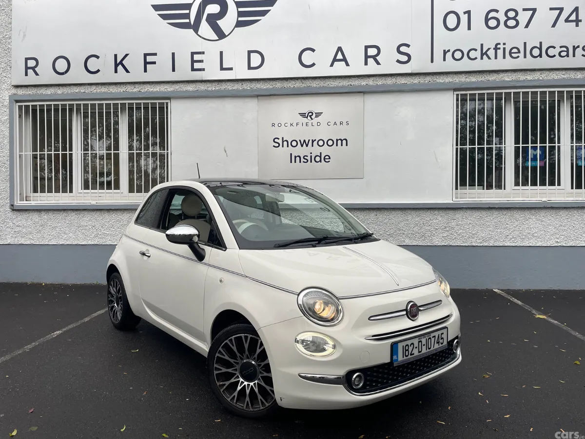 Fiat 500 Hatchback, Petrol, 2018, White