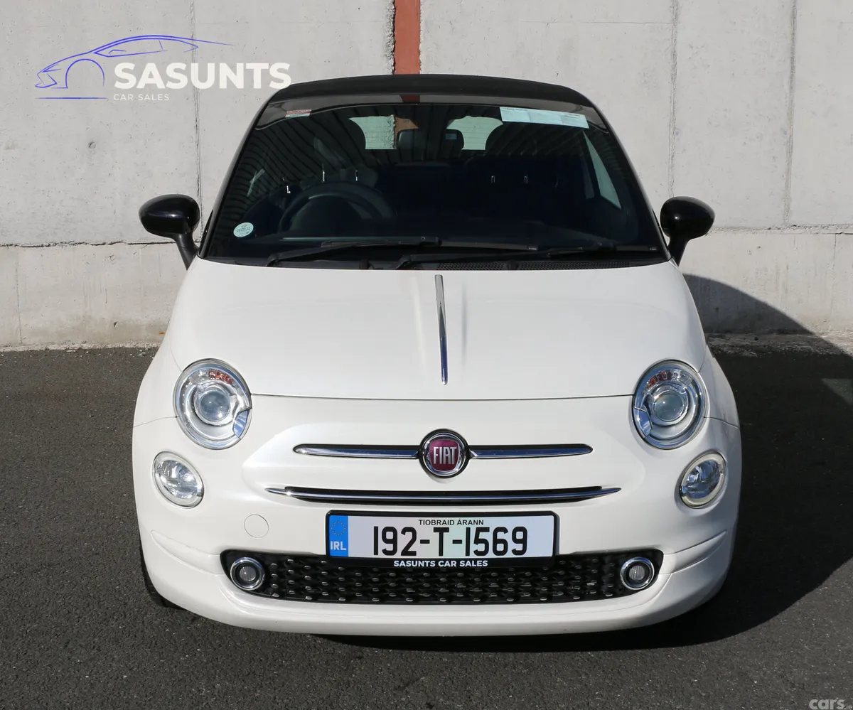 Fiat 500C Hatchback, Petrol, 2019, White