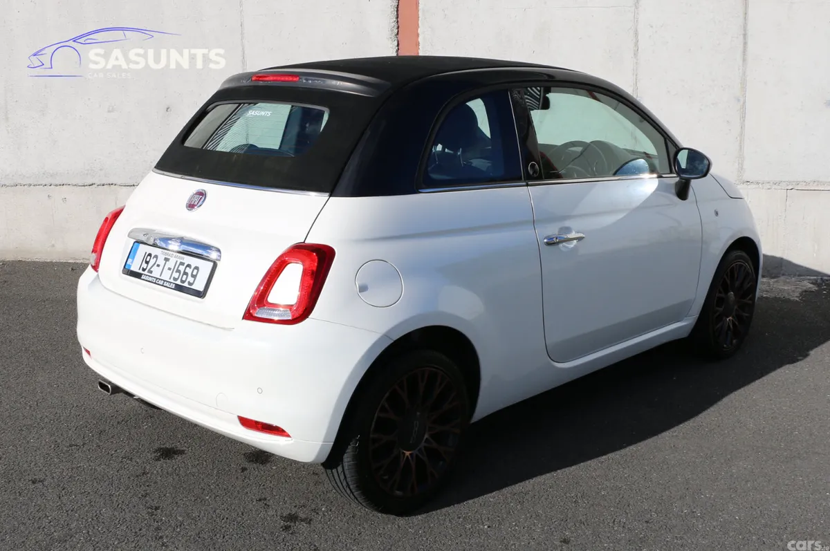 Fiat 500C Hatchback, Petrol, 2019, White