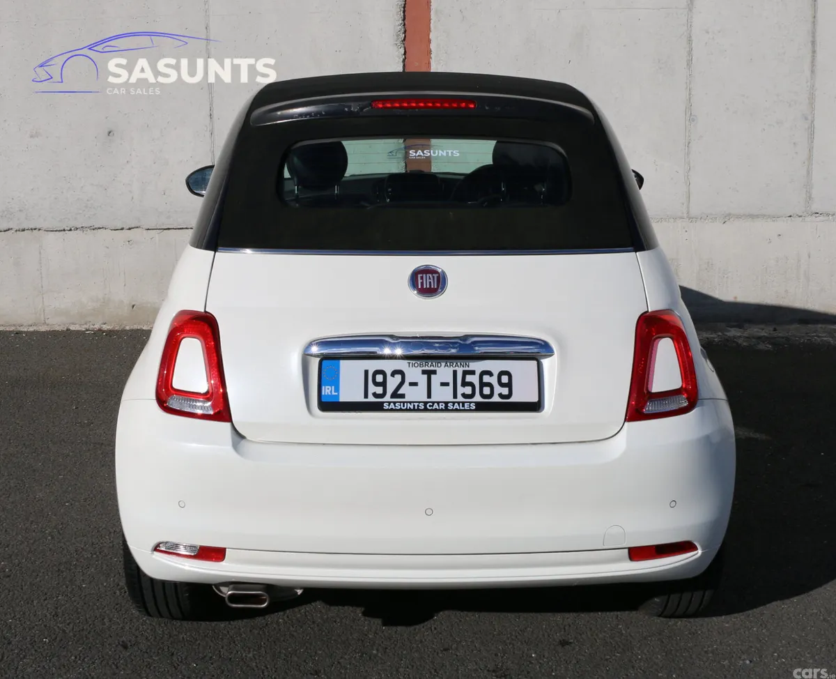 Fiat 500C Hatchback, Petrol, 2019, White