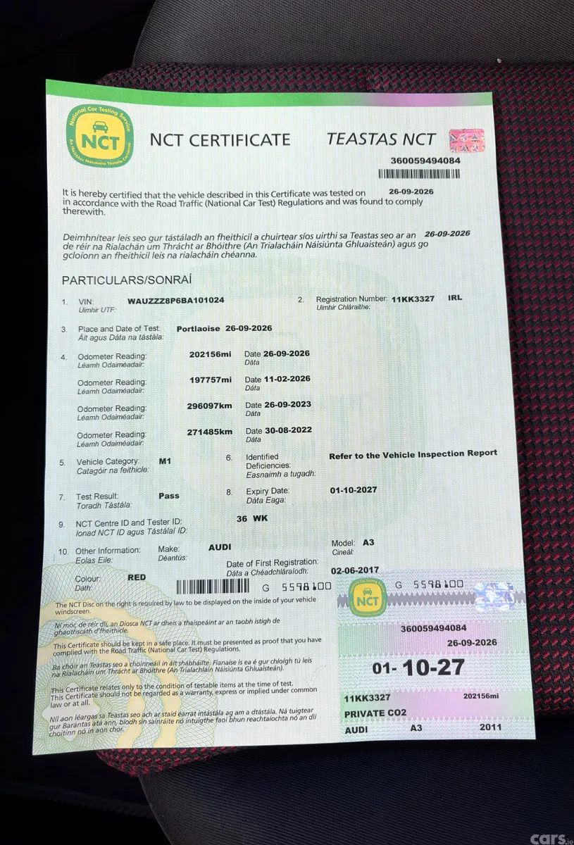 Audi A3 Hatchback, Diesel, 2011, Red