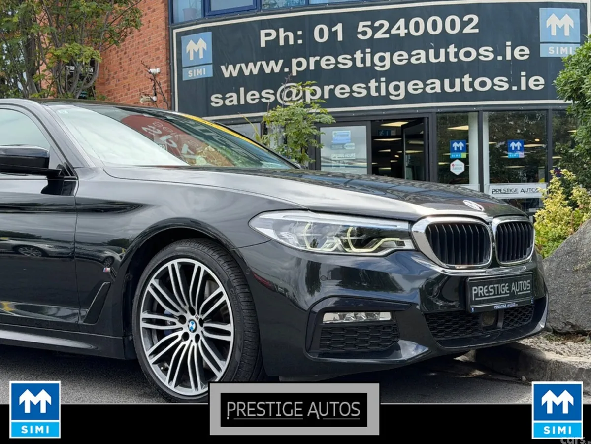 BMW 5-Series Saloon, Petrol Plug-in Hybrid, 2017, Black